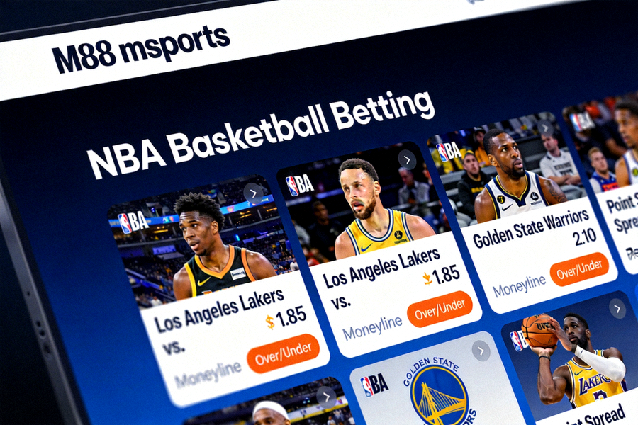 Antarmuka taruhan bola basket NBA di platform M88 msports